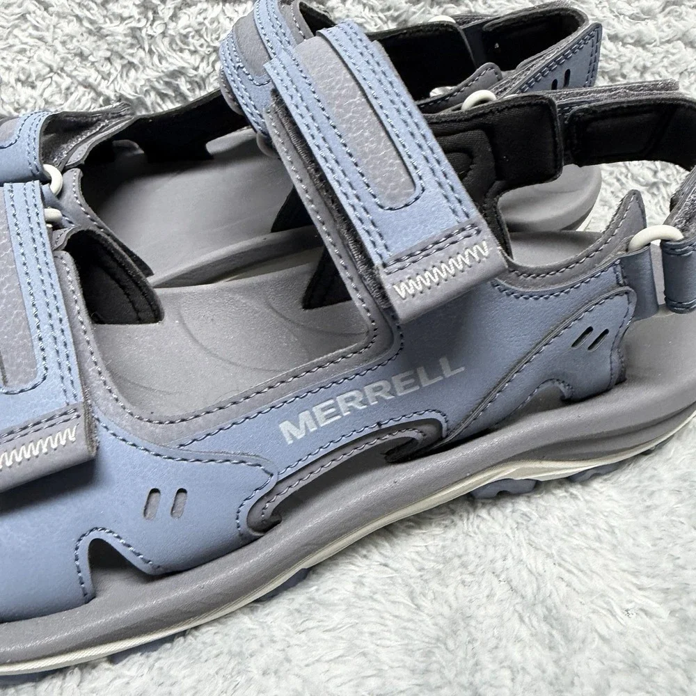 Merrell Shoes Mens 12‎ Blue Huntington Sport Sandals Waterproof Hiking J038037